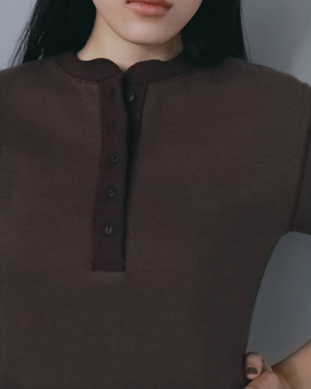 Halfsleeve Henley Tops Halfsleeve Henley Tops,ハーフスリーブ ヘンリー トップス,62620611,トップス,ハーフスリーブ,半袖,カットソー,Tシャツ,ànuke,アンヌーク,lifes,ライフズ,26ss,26fall,26aw