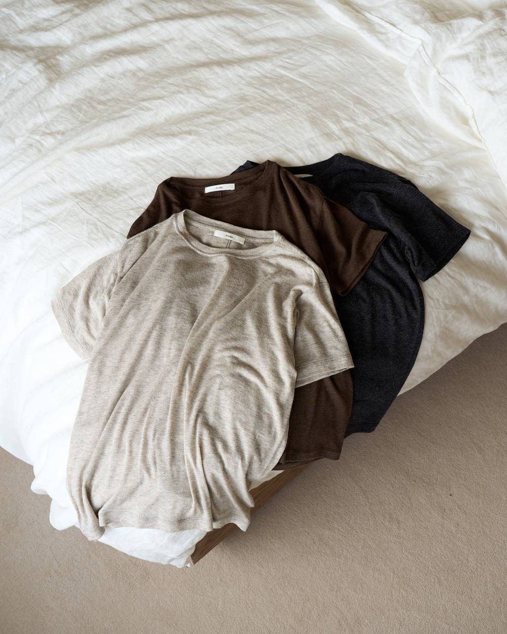 Wool Compact T-shirts Wool Compact T-shirts,ウール コンパクト Tシャツ,62620612,トップス,Tシャツ,カットソー,ウール,ànuke,アンヌーク,lifes,ライフズ,26ss,26fall,26aw
