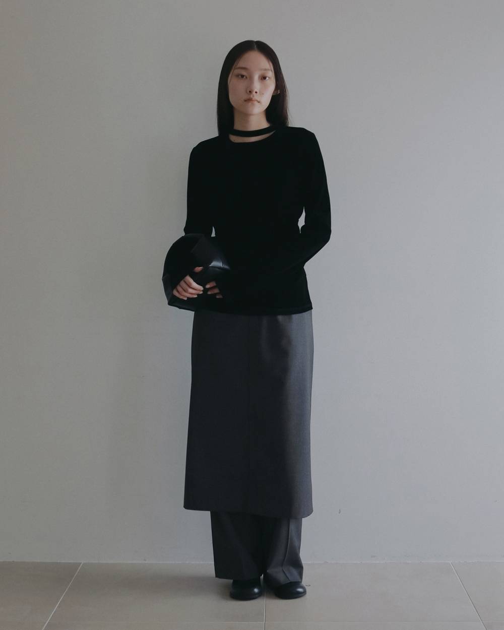 Velour Tie Tops Velour Tie Tops,ベロア タイ トップス,62620615,トップス,コンパクト,カットソー,ànuke,アンヌーク,lifes,ライフズ,26ss,26fall,26aw