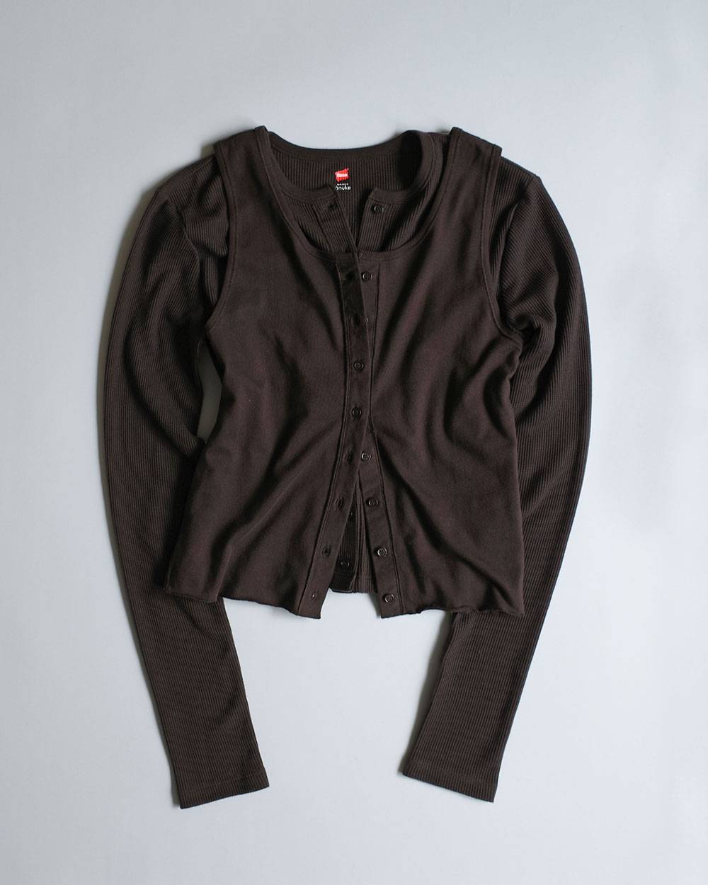 Hanes / anuke Layered Pack Tee Hanes / anuke Layered Pack Tee,ヘインズ / アンヌーク レイヤード パック ティー,62620619,トップス,カットソー,タンクトップ,カーディガン,カーデ,羽織,ànuke,アンヌーク,lifes,ライフズ,26ss,26fall,26aw