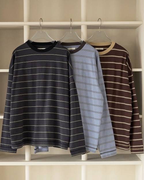 ànuke online store（アンヌーク） / Border Loose Long T