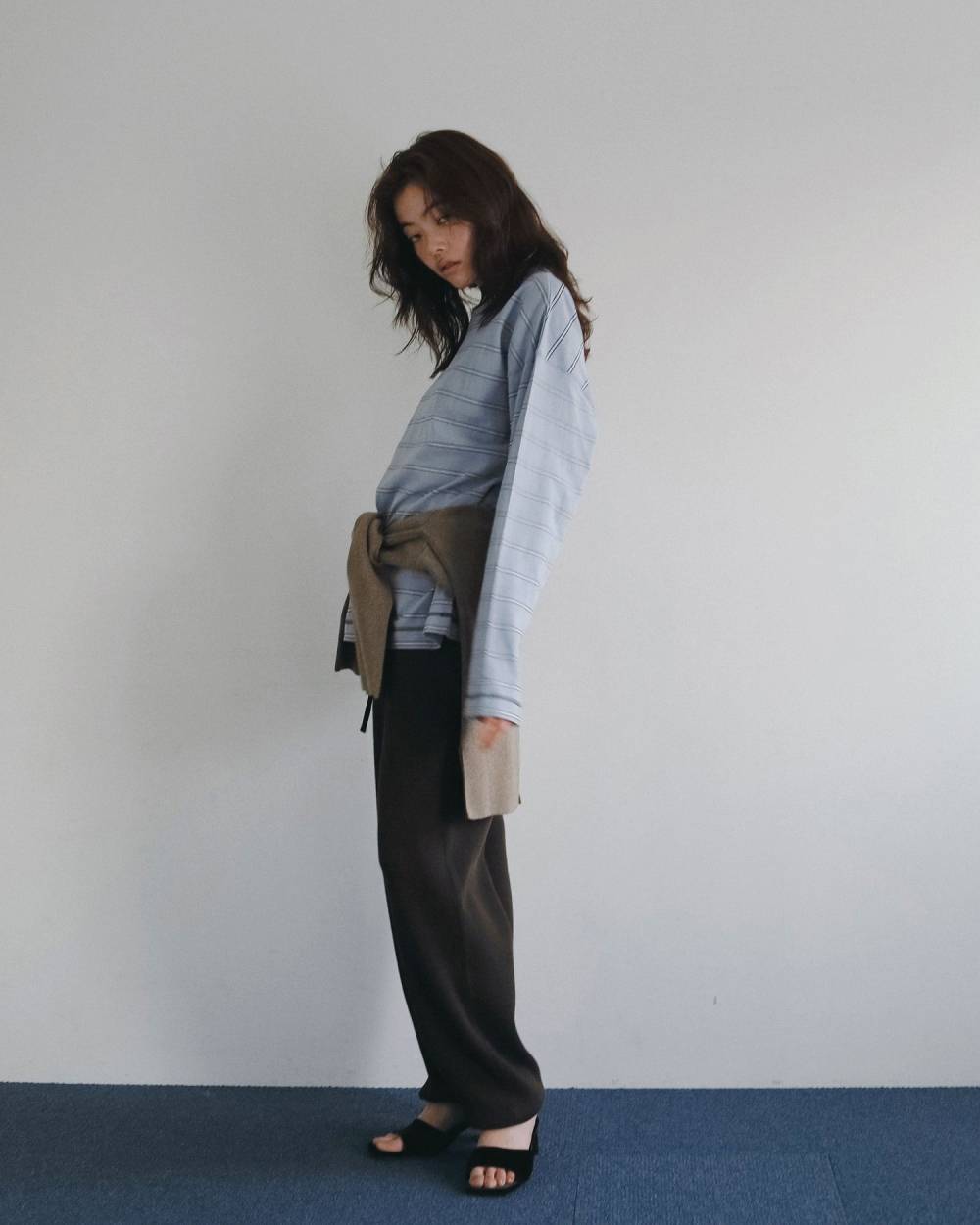 Border Loose Long T-shirts Border Loose Long T-shirts,ボーダー ルーズ ロング Tシャツ,62620620,トップス,Tシャツ,ロンT,ボーダー,柄,ànuke,アンヌーク,lifes,ライフズ,26ss,26fall,26aw