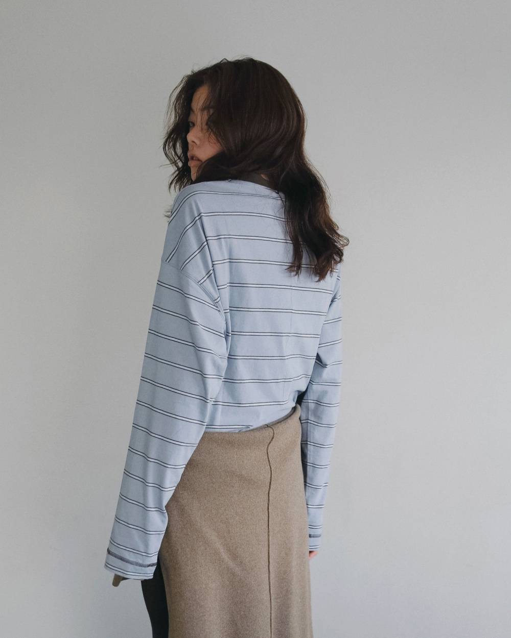 Border Loose Long T-shirts Border Loose Long T-shirts,ボーダー ルーズ ロング Tシャツ,62620620,トップス,Tシャツ,ロンT,ボーダー,柄,ànuke,アンヌーク,lifes,ライフズ,26ss,26fall,26aw