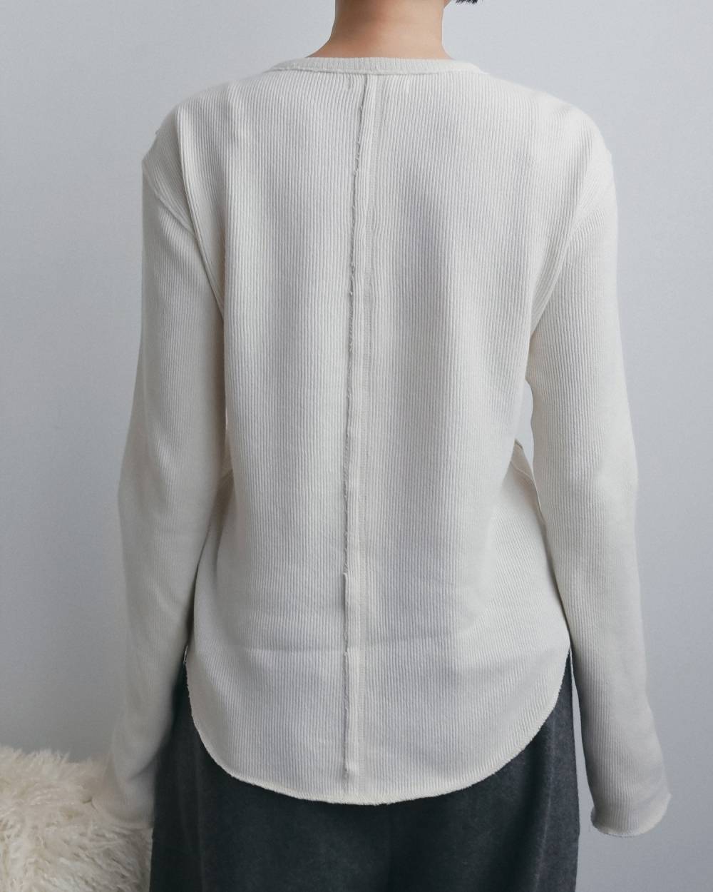 Jacquardrib Fronthook Tops Jacquardrib Fronthook Tops,ジャカードリブ フロントフック トップス,62620621,トップス,カットソー,カットソートップス,ànuke,アンヌーク,lifes,ライフズ,26fall,26aw