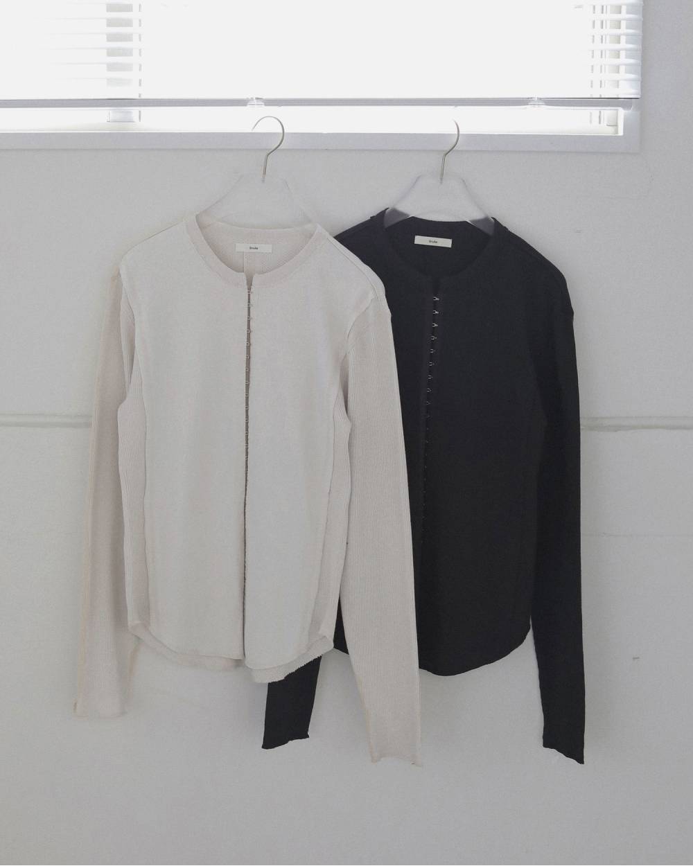 Jacquardrib Fronthook Tops Jacquardrib Fronthook Tops,ジャカードリブ フロントフック トップス,62620621,トップス,カットソー,カットソートップス,ànuke,アンヌーク,lifes,ライフズ,26fall,26aw