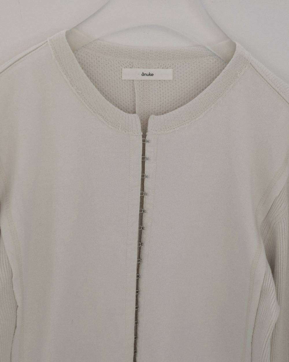 Jacquardrib Fronthook Tops Jacquardrib Fronthook Tops,ジャカードリブ フロントフック トップス,62620621,トップス,カットソー,カットソートップス,ànuke,アンヌーク,lifes,ライフズ,26fall,26aw
