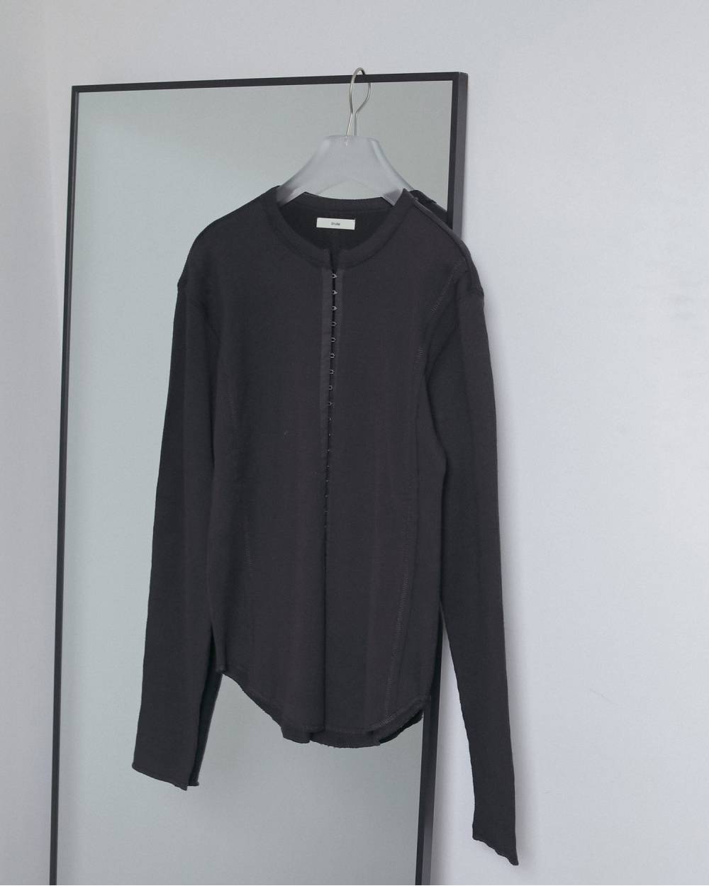 Jacquardrib Fronthook Tops Jacquardrib Fronthook Tops,ジャカードリブ フロントフック トップス,62620621,トップス,カットソー,カットソートップス,ànuke,アンヌーク,lifes,ライフズ,26fall,26aw