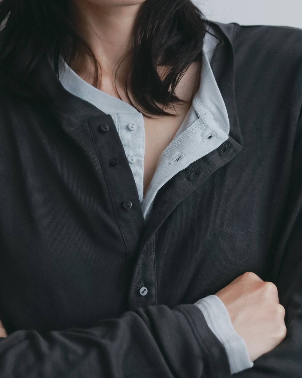Wool Sheer Henleytops Wool Sheer Henleytops,ウール シアー ヘンリー トップス,62620623,トップス,Tシャツ,カットソー,ウール,ànuke,アンヌーク,lifes,ライフズ,26fall,26aw