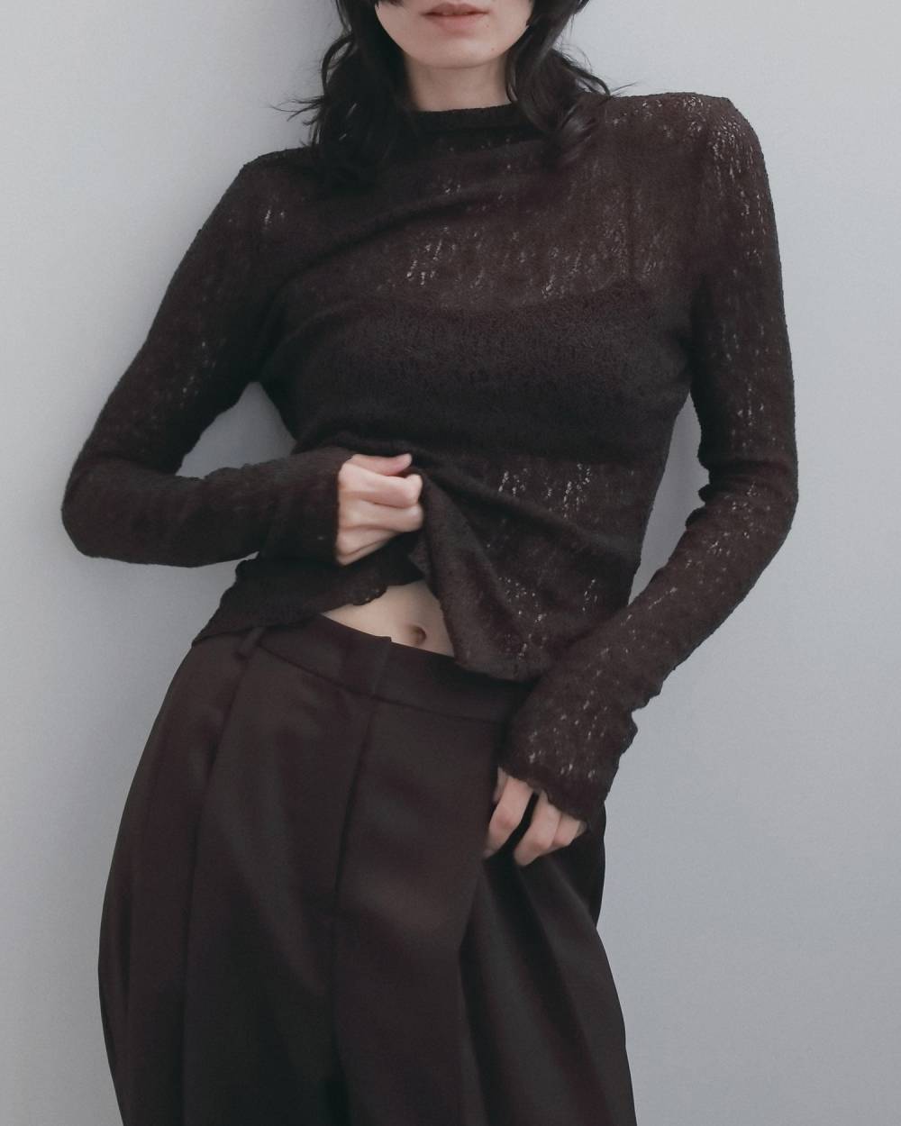 Raschel Lace Turtle Raschel Lace Turtle,ラッセルレース タートル,62620628,トップス,タートルトップス,ànuke,アンヌーク,lifes,ライフズ,26fall,26aw