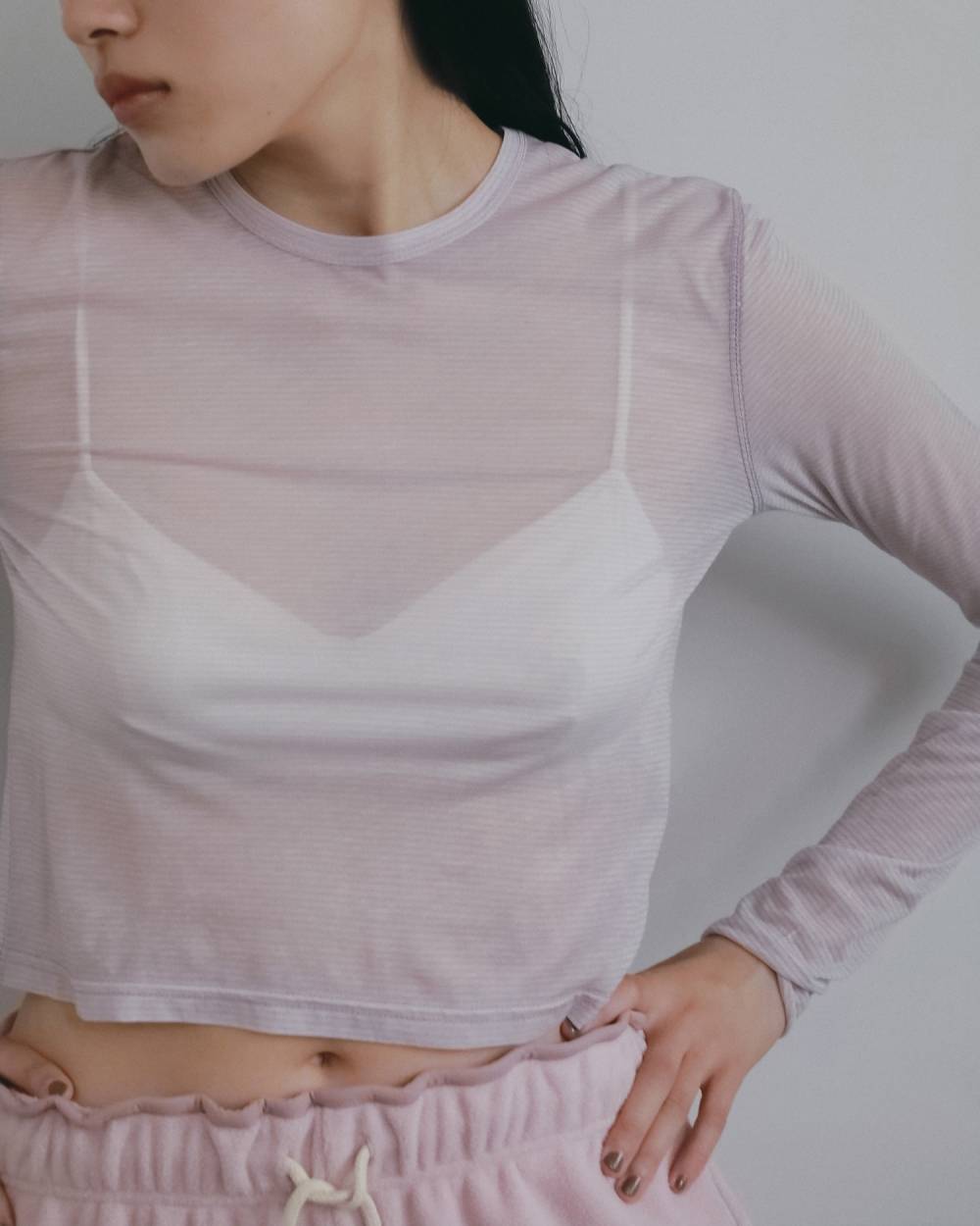 Sheer Border Long T-shirts Sheer Border Long T-shirts,シアー ボーダー ロングTシャツ,62620629,トップス,Tシャツ,カットソー,ロンT,ボーダー,ànuke,アンヌーク,lifes,ライフズ,26fall,26aw