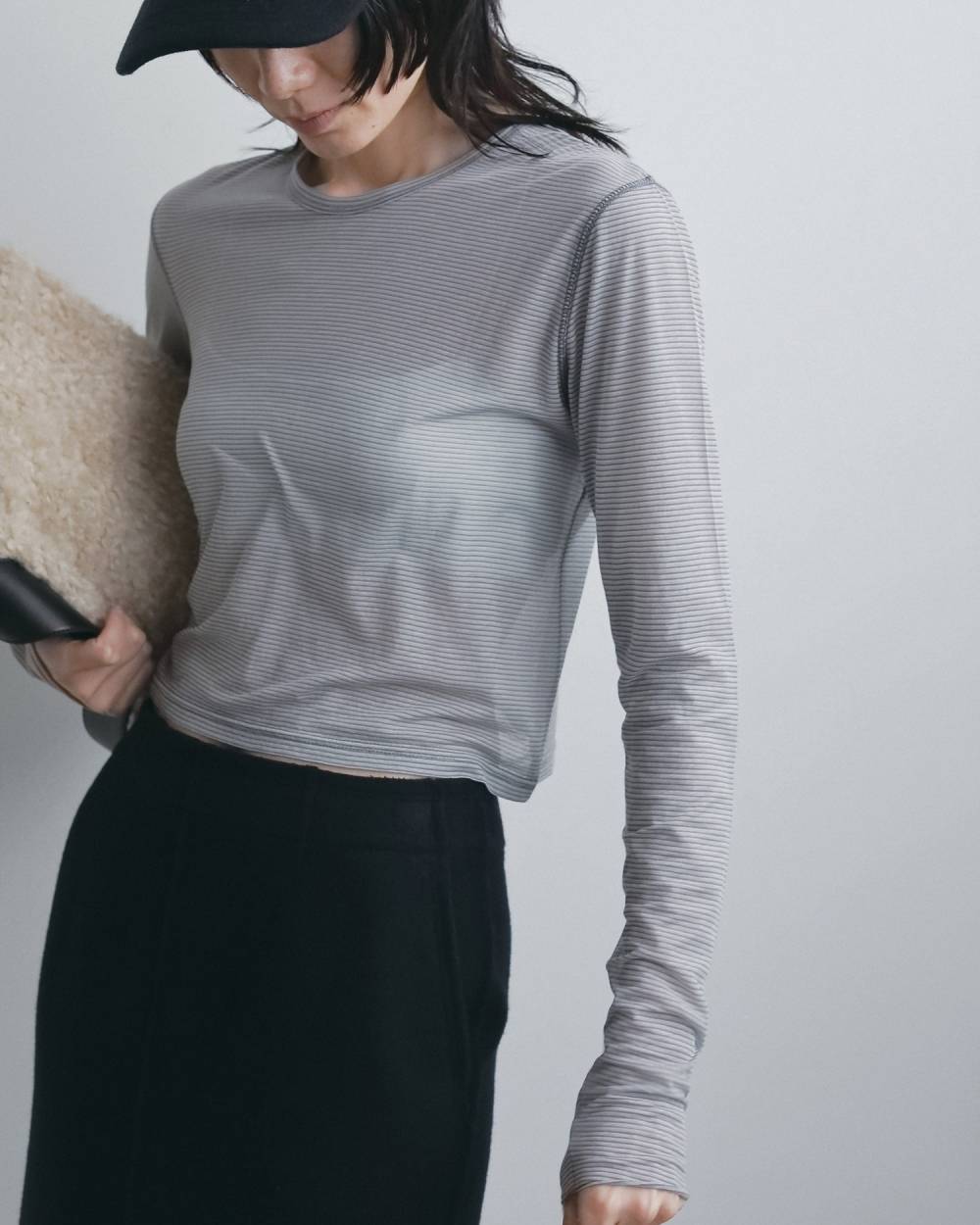 Sheer Border Long T-shirts Sheer Border Long T-shirts,シアー ボーダー ロングTシャツ,62620629,トップス,Tシャツ,カットソー,ロンT,ボーダー,ànuke,アンヌーク,lifes,ライフズ,26fall,26aw