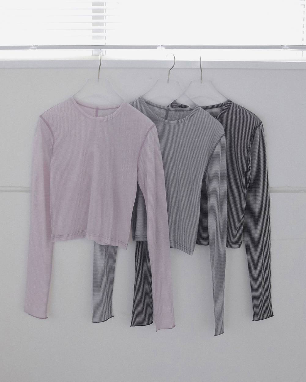 Sheer Border Long T-shirts Sheer Border Long T-shirts,シアー ボーダー ロングTシャツ,62620629,トップス,Tシャツ,カットソー,ロンT,ボーダー,ànuke,アンヌーク,lifes,ライフズ,26fall,26aw