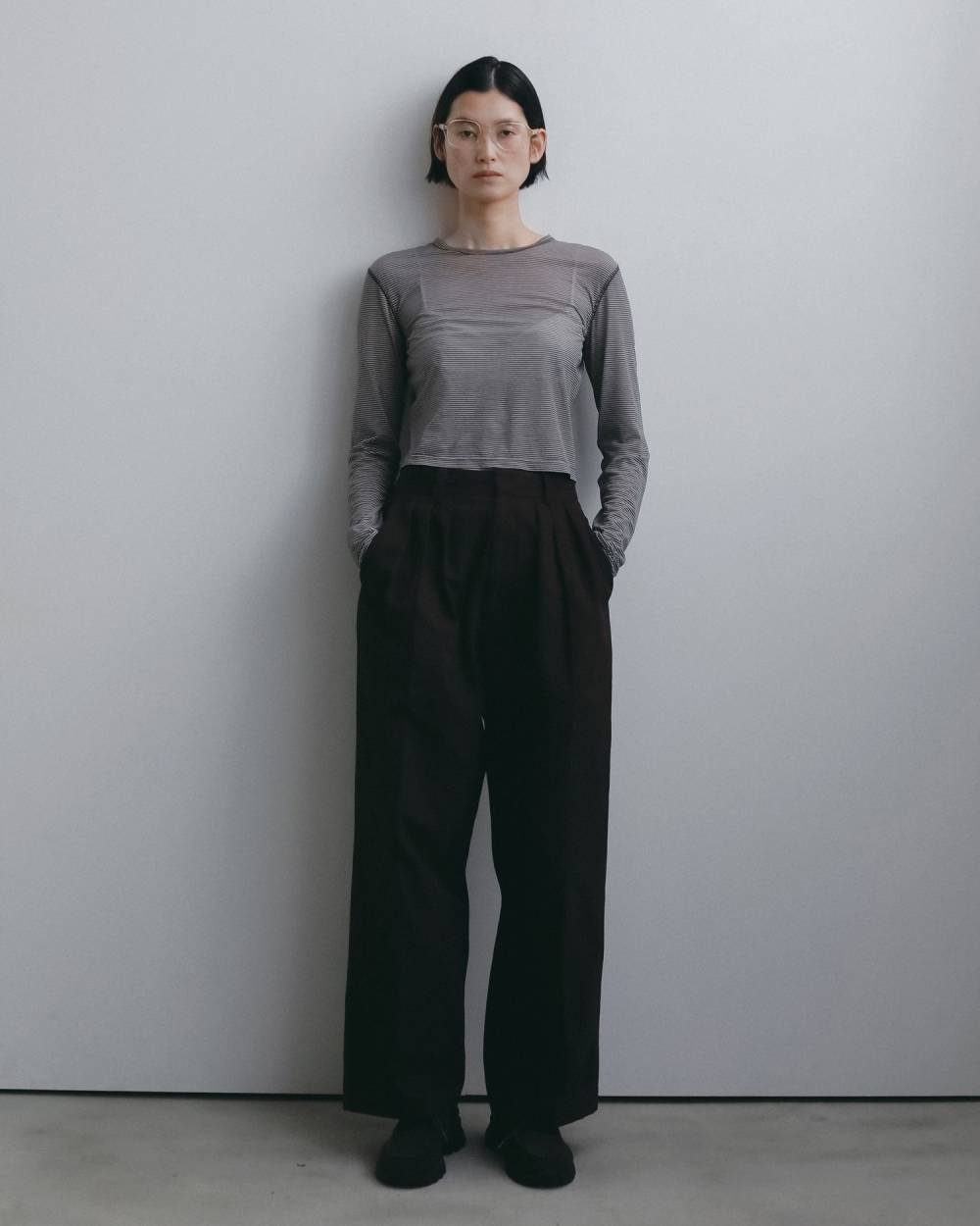 Sheer Border Long T-shirts Sheer Border Long T-shirts,シアー ボーダー ロングTシャツ,62620629,トップス,Tシャツ,カットソー,ロンT,ボーダー,ànuke,アンヌーク,lifes,ライフズ,26fall,26aw