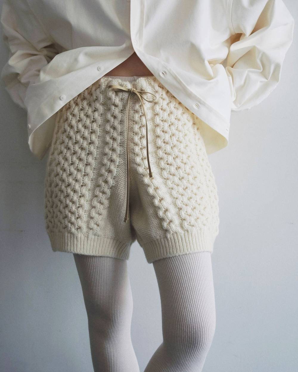 Cable Knit Bloomer Cable Knit Bloomer,ケーブル ニット ブルマ,62620703,ボトム,ブルマ,ニットブルマ,ショートパンツ,ショーパン,ànuke,アンヌーク,lifes,ライフズ,26ss,26fall,26aw