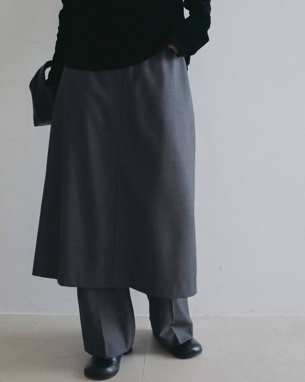 Wool Layered Pants Wool Layered Pants,ウール レイヤード パンツ,62620707,ボトム,パンツ,レイヤード,ànuke,アンヌーク,lifes,ライフズ,26ss,26fall,26aw