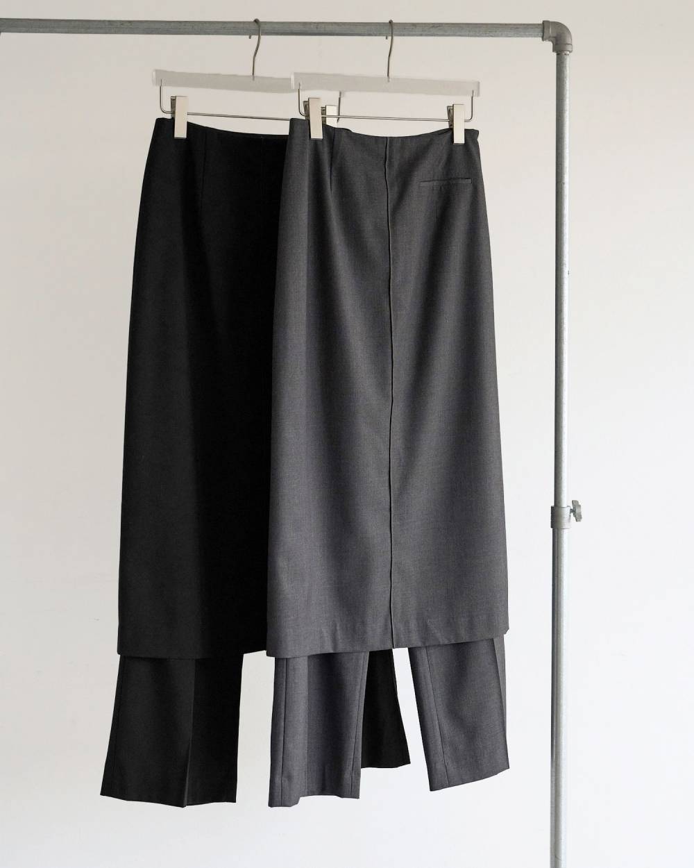 Wool Layered Pants Wool Layered Pants,ウール レイヤード パンツ,62620707,ボトム,パンツ,レイヤード,ànuke,アンヌーク,lifes,ライフズ,26ss,26fall,26aw