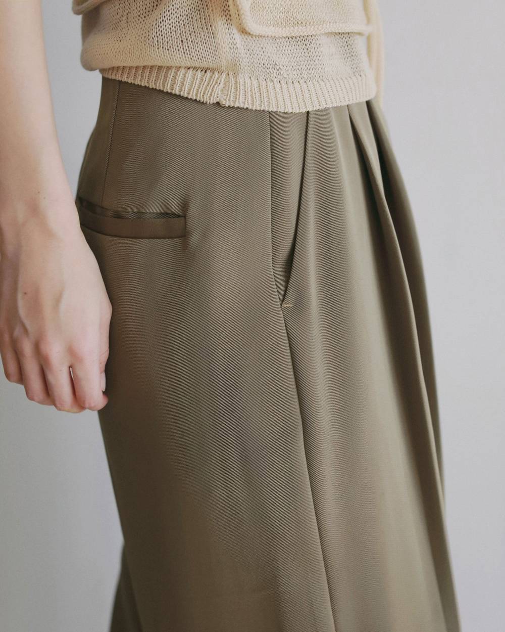 Twill Satin Pants Twill Satin Pants,ツイル サテン パンツ,62620708,ボトム,パンツ,ワイドパンツ,ànuke,アンヌーク,lifes,ライフズ,26ss,26fall,26aw