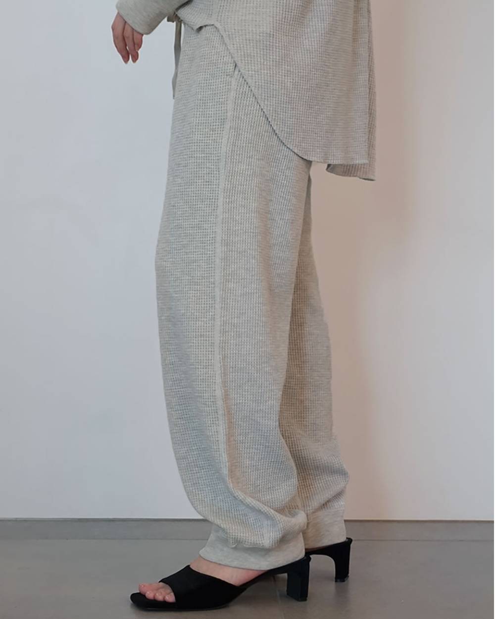 Waffle Wide Pants Waffle Wide Pants,ワッフル ワイド パンツ,62620711,ボトム,パンツ,ワイドパンツ,ànuke,アンヌーク,lifes,ライフズ,26ss,26fall,26aw