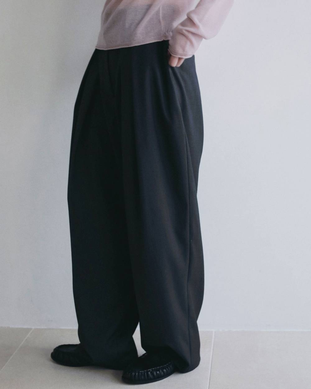 Hightwist Cocoon Pants Hightwist Cocoon Pants,ハイウエスト コクーン パンツ,62620716,ボトム,パンツ,コクーン,ワイドパンツ,ànuke,アンヌーク,lifes,ライフズ,26ss,26fall,26aw
