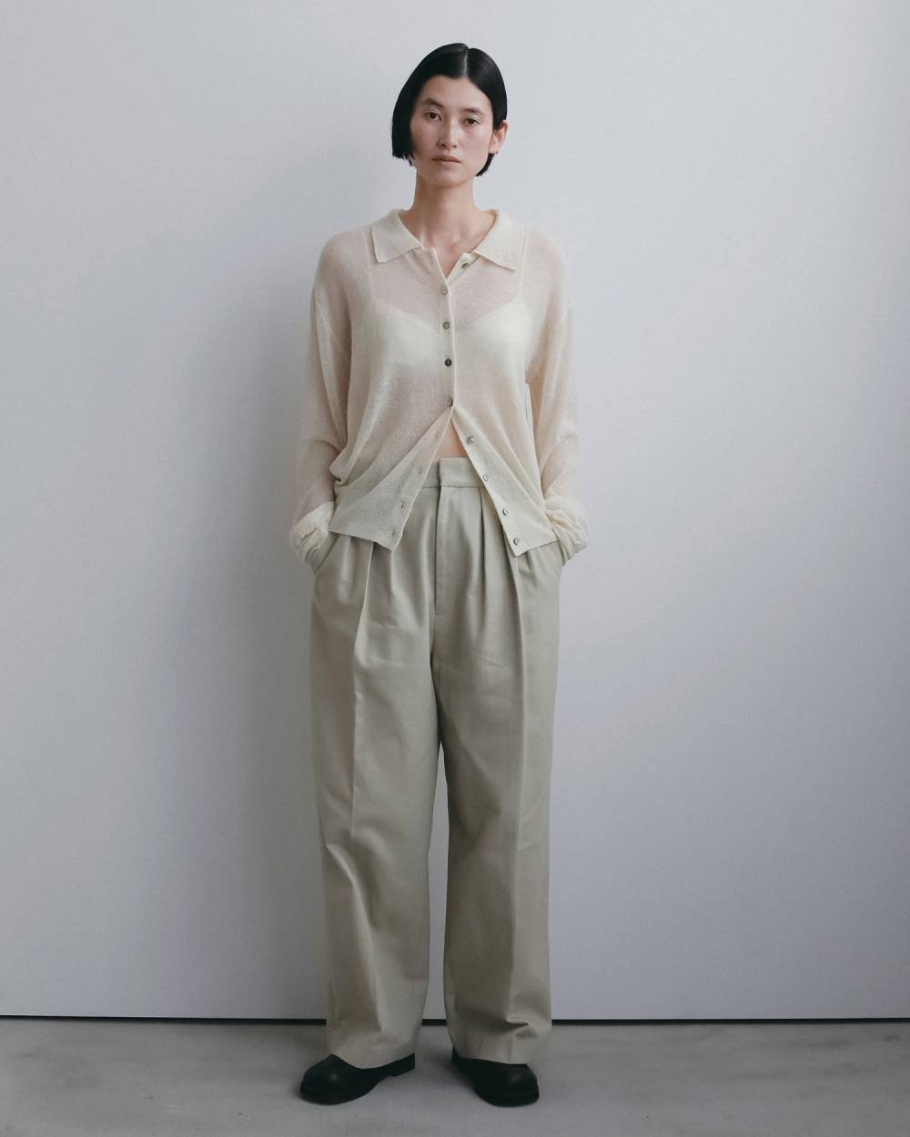Peachtwill Tuck Pants Peachtwill Tuck Pants,ピーチツイル タック パンツ,62620719,ボトム,パンツ,タックパンツ,ワイドパンツ,ànuke,アンヌーク,lifes,ライフズ,26fall,26aw