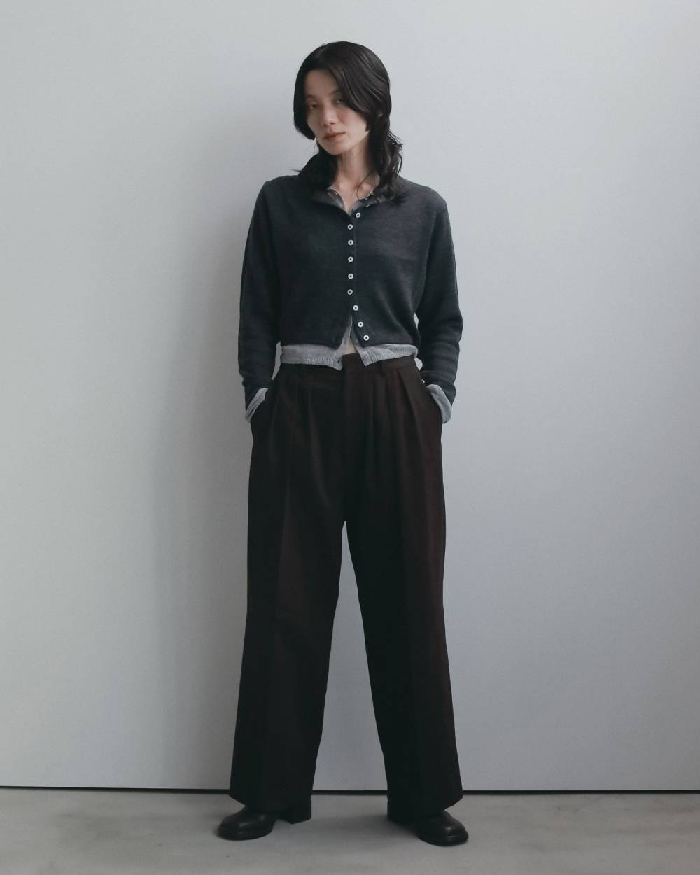 Peachtwill Tuck Pants Peachtwill Tuck Pants,ピーチツイル タック パンツ,62620719,ボトム,パンツ,タックパンツ,ワイドパンツ,ànuke,アンヌーク,lifes,ライフズ,26fall,26aw
