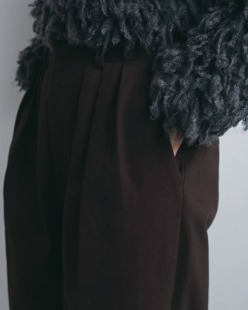 Peachtwill Tuck Pants Peachtwill Tuck Pants,ピーチツイル タック パンツ,62620719,ボトム,パンツ,タックパンツ,ワイドパンツ,ànuke,アンヌーク,lifes,ライフズ,26fall,26aw
