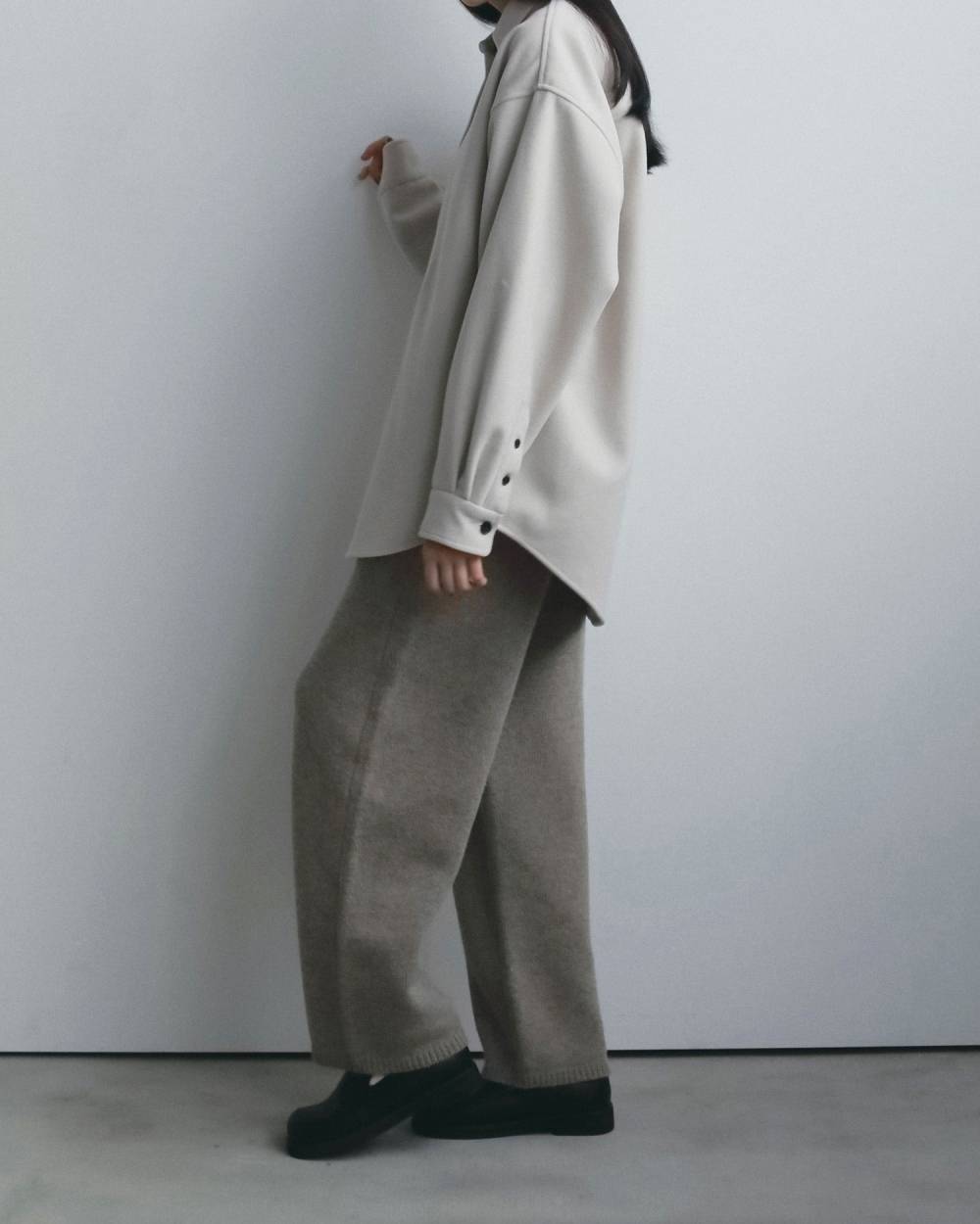 Knit Cocoon Pants Knit Cocoon Pants,ニット コクーン パンツ,62620721,ボトム,パンツ,ニットパンツ,ànuke,アンヌーク,lifes,ライフズ,26fall,26aw