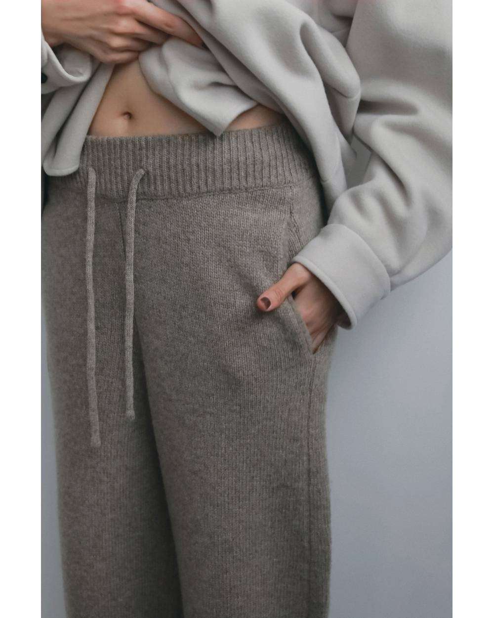Knit Cocoon Pants Knit Cocoon Pants,ニット コクーン パンツ,62620721,ボトム,パンツ,ニットパンツ,ànuke,アンヌーク,lifes,ライフズ,26fall,26aw