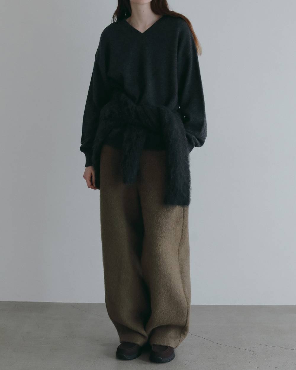 Wool Curve Pants Wool Curve Pants,ウール カーブ パンツ,62620722,ボトム,パンツ,ウール,毛,ワイドパンツ,ànuke,アンヌーク,lifes,ライフズ,26fall,26aw