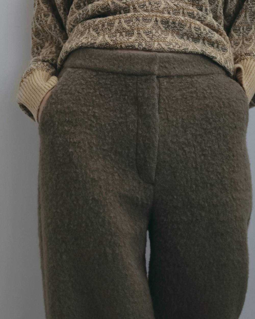 Wool Curve Pants Wool Curve Pants,ウール カーブ パンツ,62620722,ボトム,パンツ,ウール,毛,ワイドパンツ,ànuke,アンヌーク,lifes,ライフズ,26fall,26aw