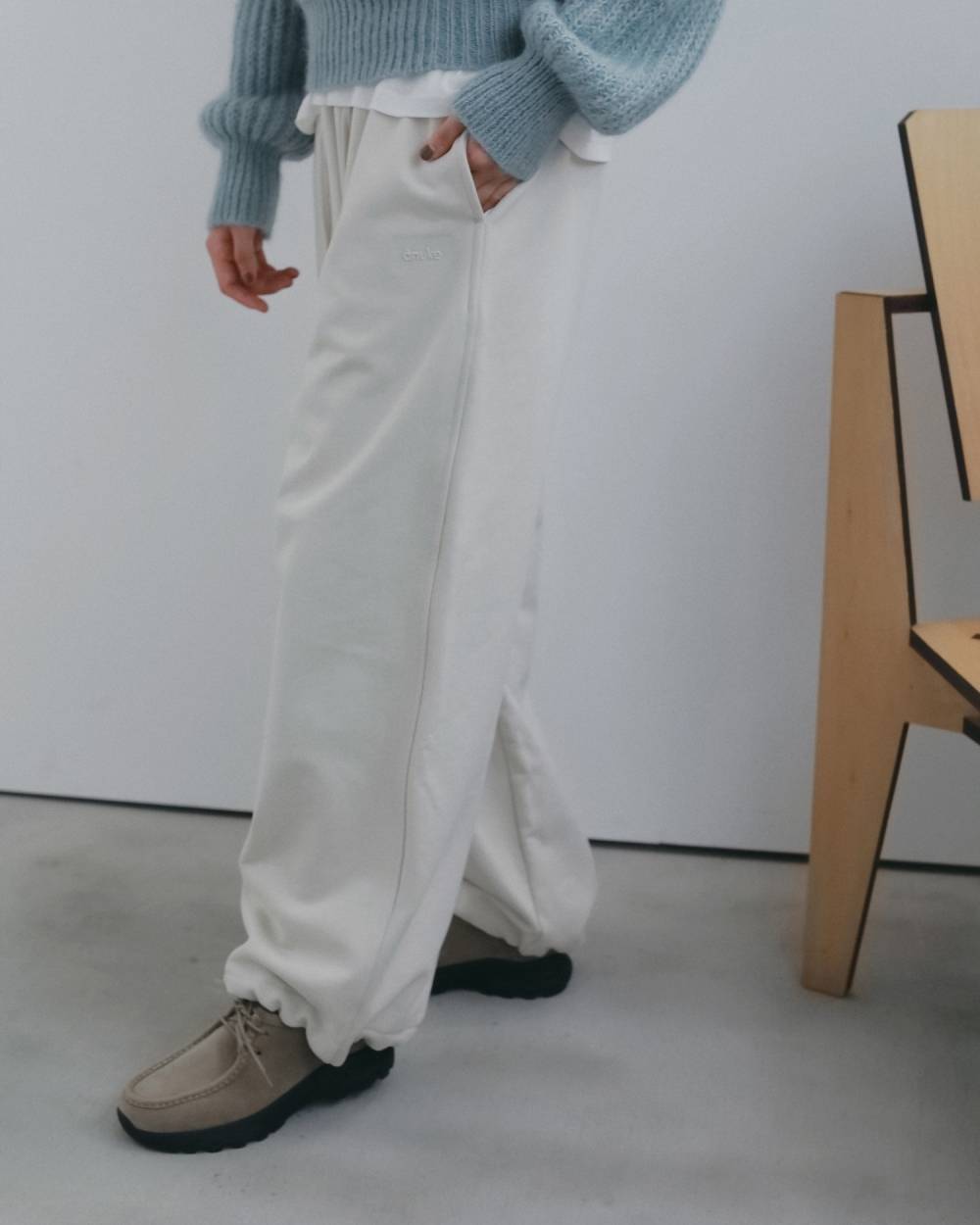 Wide Sweat Pants Wide Sweat Pants,ワイド スウェット パンツ,62620725,ボトム,パンツ,ワイドパンツ,スウェットパンツ,ànuke,アンヌーク,lifes,ライフズ,26fall,26aw