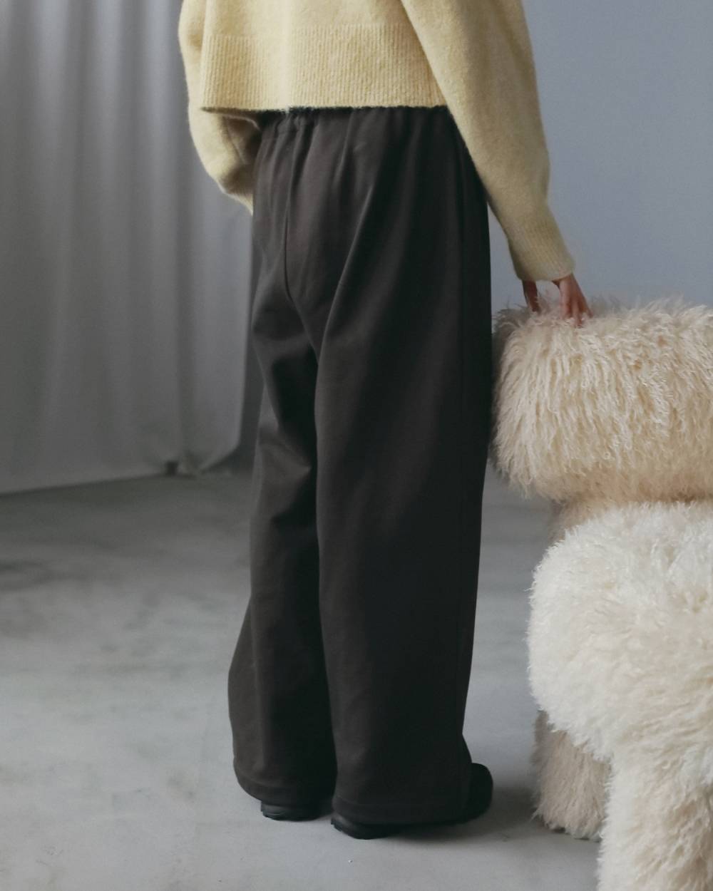 Wide Sweat Pants Wide Sweat Pants,ワイド スウェット パンツ,62620725,ボトム,パンツ,ワイドパンツ,スウェットパンツ,ànuke,アンヌーク,lifes,ライフズ,26fall,26aw