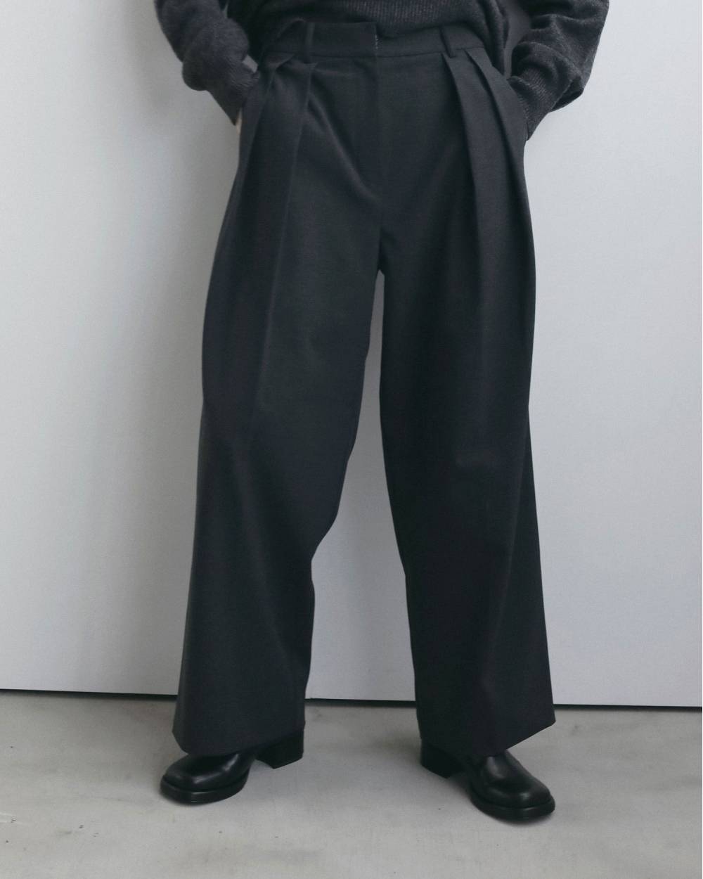 Tuck Wide Pants Tuck Wide Pants,タック ワイド パンツ,62620728,ボトム,パンツ,ワイドパンツ,ànuke,アンヌーク,lifes,ライフズ,26fall,26aw