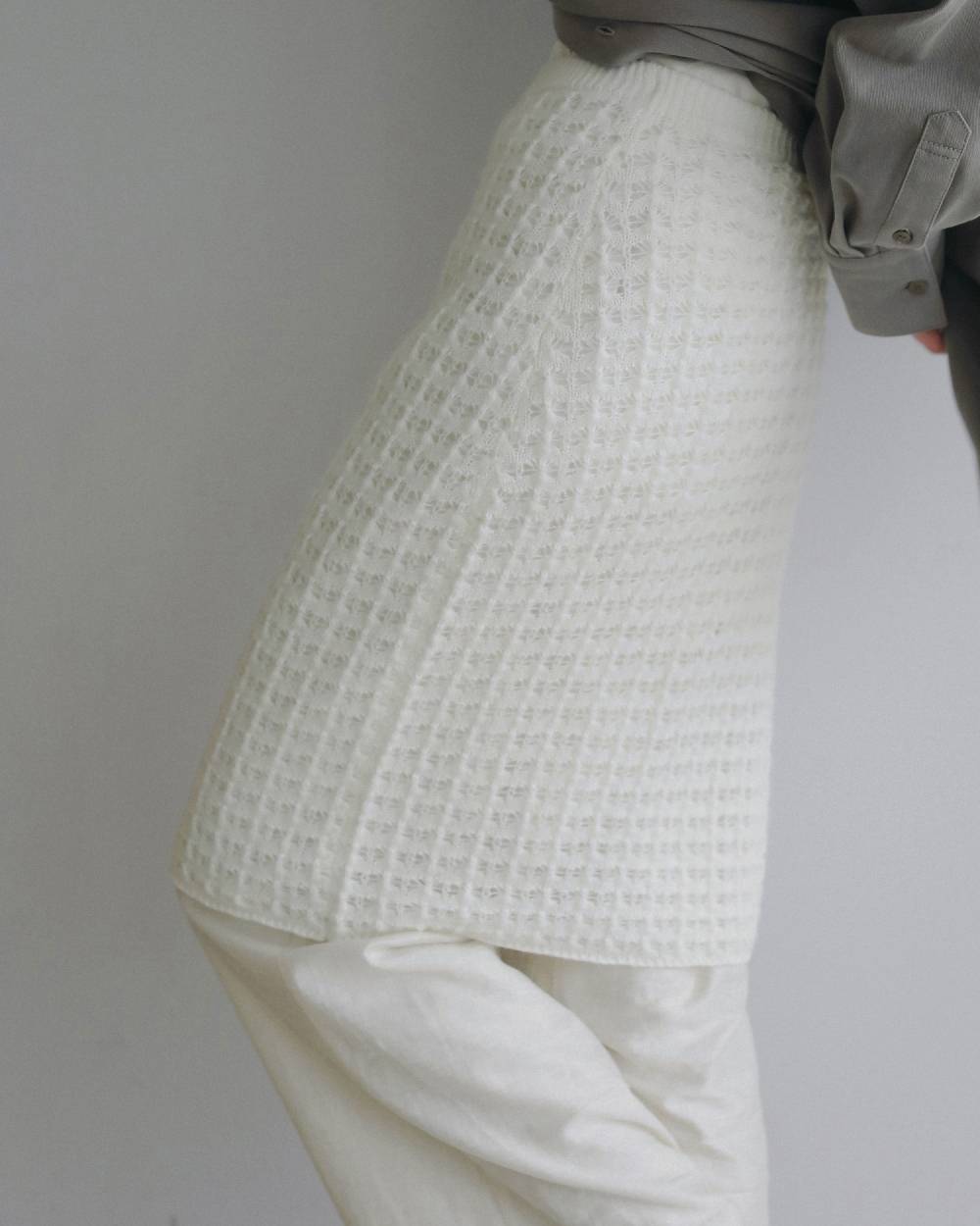 Pattern Knit Skirt Pattern Knit Skirt,パターン ニット スカート,62620802,ボトム,スカート,ニットスカート,ànuke,アンヌーク,lifes,ライフズ,26ss,26fall,26aw