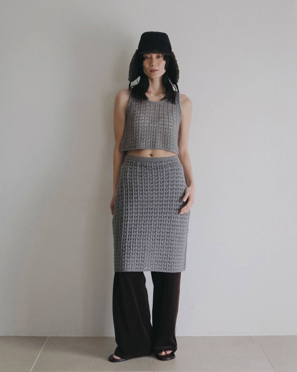 Pattern Knit Skirt Pattern Knit Skirt,パターン ニット スカート,62620802,ボトム,スカート,ニットスカート,ànuke,アンヌーク,lifes,ライフズ,26ss,26fall,26aw