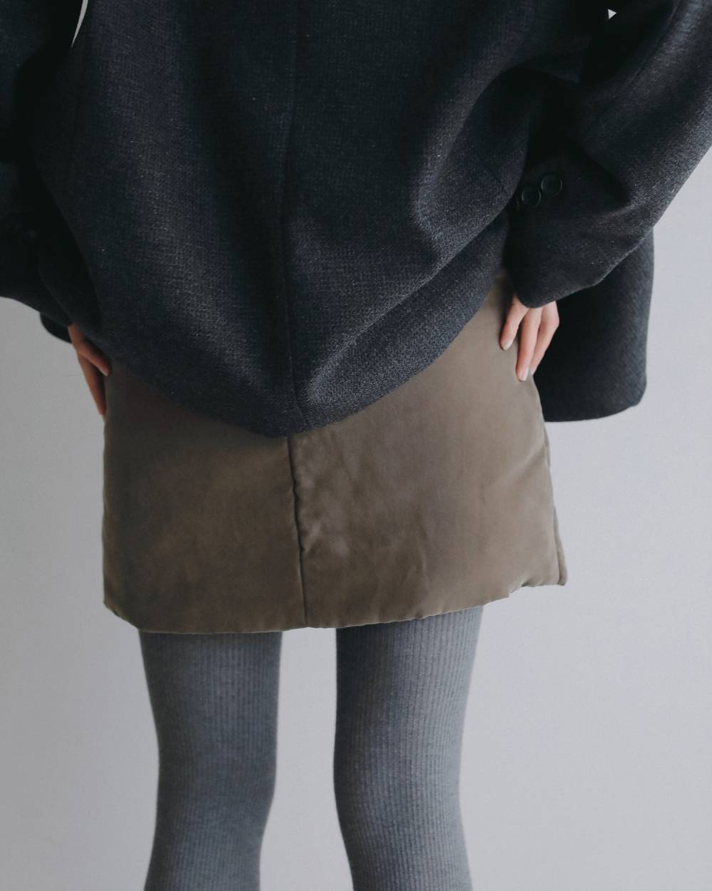 Padding Mini Skirt Padding Mini Skirt,パディング ミニ スカート,62620805,ボトム,スカート,ミニスカート,ànuke,アンヌーク,lifes,ライフズ,26ss,26fall,26aw