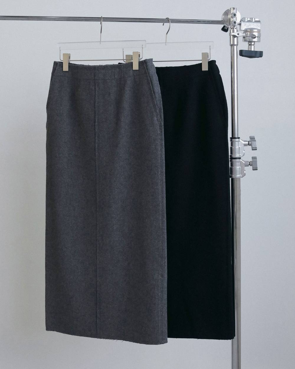 Wool Cutoff Skirt Wool Cutoff Skirt,ウール カットオフ スカート,62620807,スカート,ボトム,ウール,ロングスカート,ànuke,アンヌーク,lifes,ライフズ,26fall,26aw