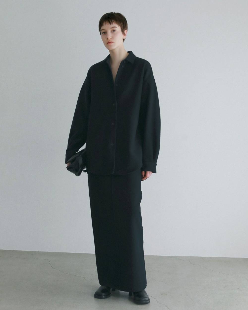 Wool Cutoff Skirt Wool Cutoff Skirt,ウール カットオフ スカート,62620807,スカート,ボトム,ウール,ロングスカート,ànuke,アンヌーク,lifes,ライフズ,26fall,26aw