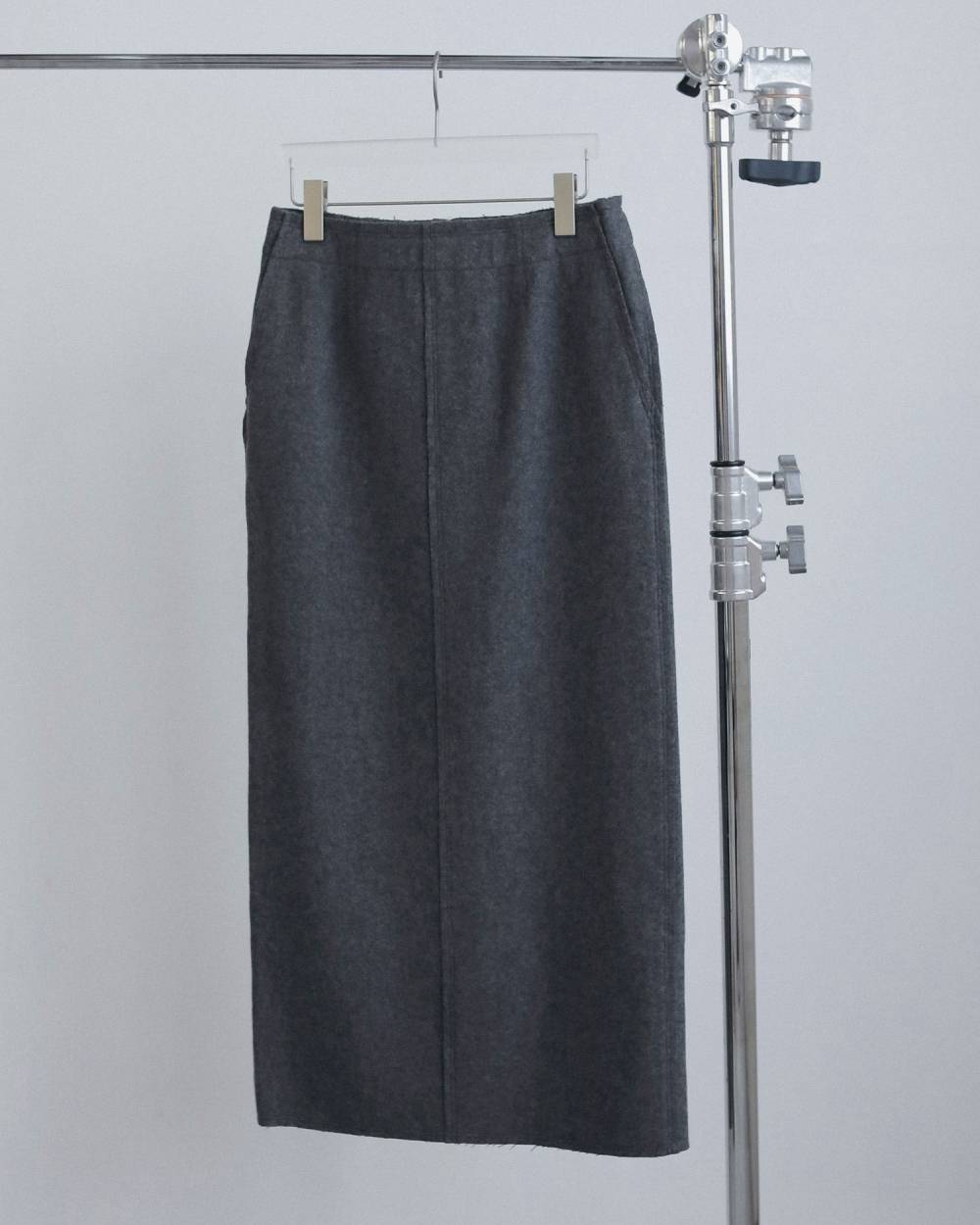 Wool Cutoff Skirt Wool Cutoff Skirt,ウール カットオフ スカート,62620807,スカート,ボトム,ウール,ロングスカート,ànuke,アンヌーク,lifes,ライフズ,26fall,26aw