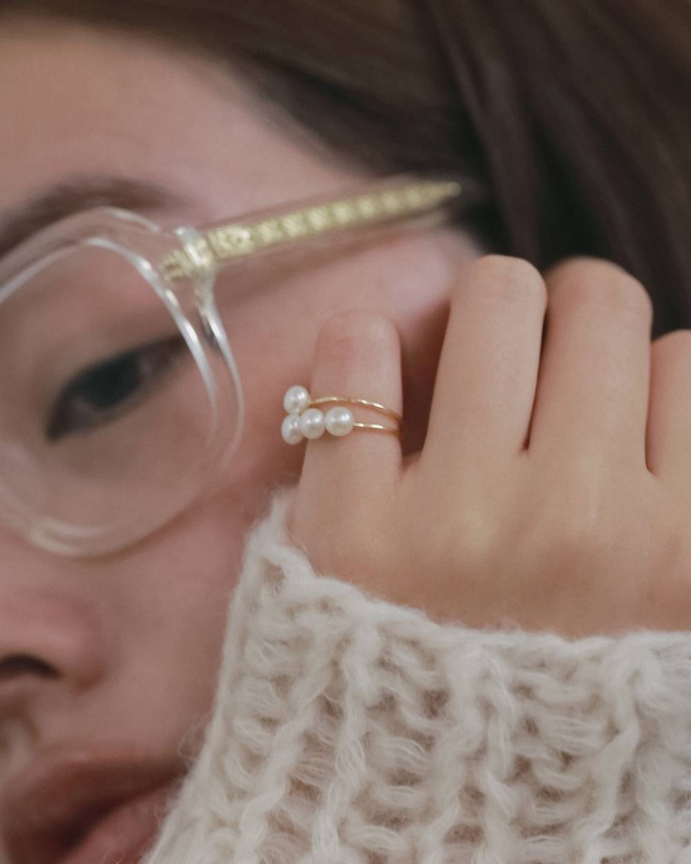 Grainpearl Pinky Ring Grainpearl Pinky Ring,グレインパール ピンキー リング,62620906,リング,指輪,アクセ,アクセサリー,ジュエリー,ànuke,アンヌーク,lifes,ライフズ,26fall,26aw