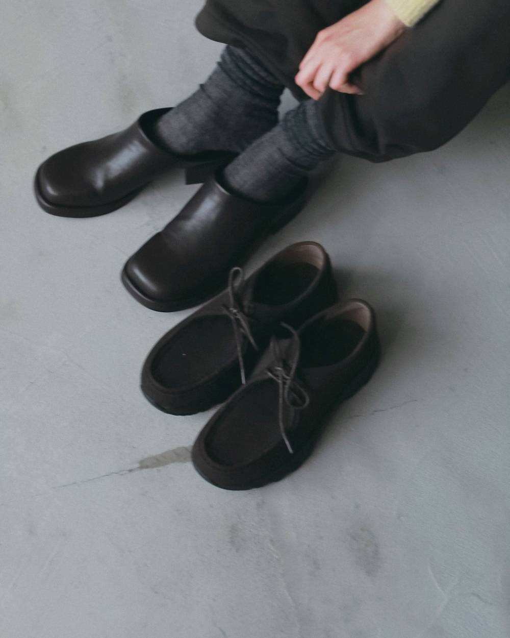 Eco Suede Moccasin Eco Suede Moccasin,エコ スエード モカシン,62621009,靴,シューズ,スニーカー,モカシン,ànuke,アンヌーク,lifes,ライフズ,26fall,26aw