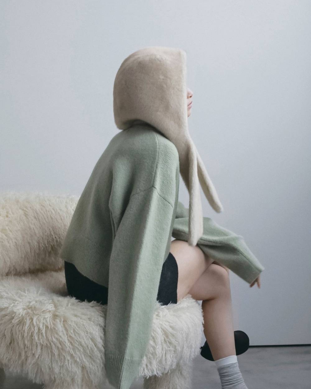 Eco Minkfur Hoodie Eco Minkfur Hoodie,エコ ミンクファー フーディー,62621021,フーディー,エコミンクファー,グッズ,小物,ànuke,アンヌーク,lifes,ライフズ,26fall,26aw