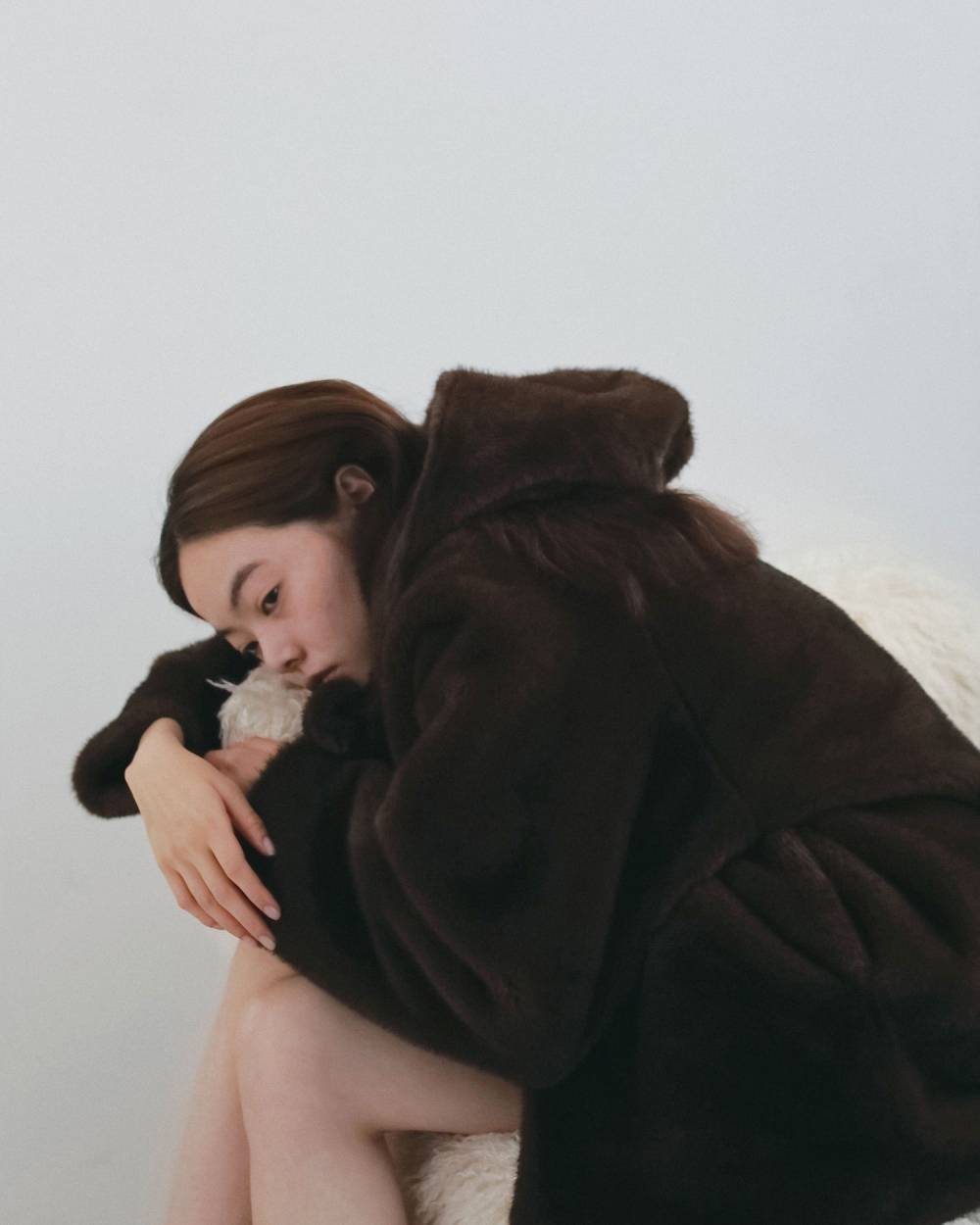 Eco Minkfur Hoodie Eco Minkfur Hoodie,エコ ミンクファー フーディー,62621021,フーディー,エコミンクファー,グッズ,小物,ànuke,アンヌーク,lifes,ライフズ,26fall,26aw