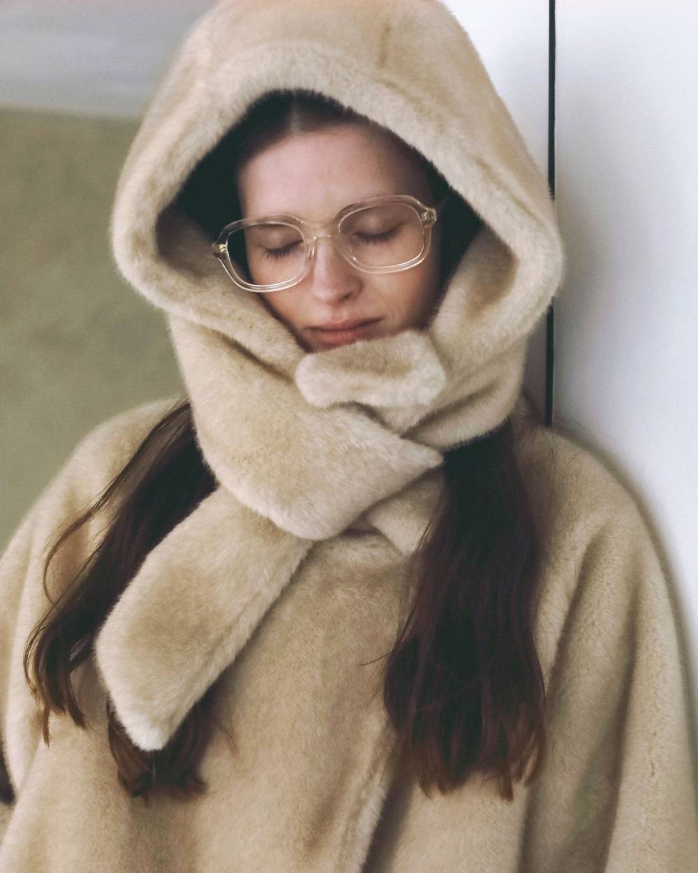 Eco Minkfur Hoodie Eco Minkfur Hoodie,エコ ミンクファー フーディー,62621021,フーディー,エコミンクファー,グッズ,小物,ànuke,アンヌーク,lifes,ライフズ,26fall,26aw