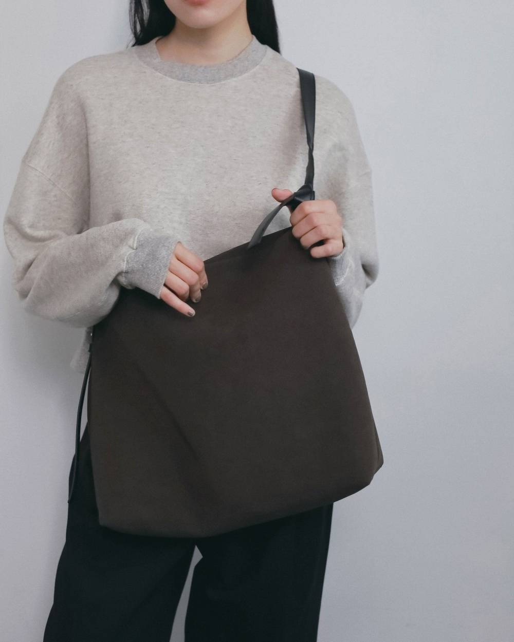 Ecoleather Tote Bag Ecoleather Tote Bag,エコレザー トート バッグ,62621024,バック,小物,グッズ,ハンドバッグ,ànuke,アンヌーク,lifes,ライフズ,26fall,26aw