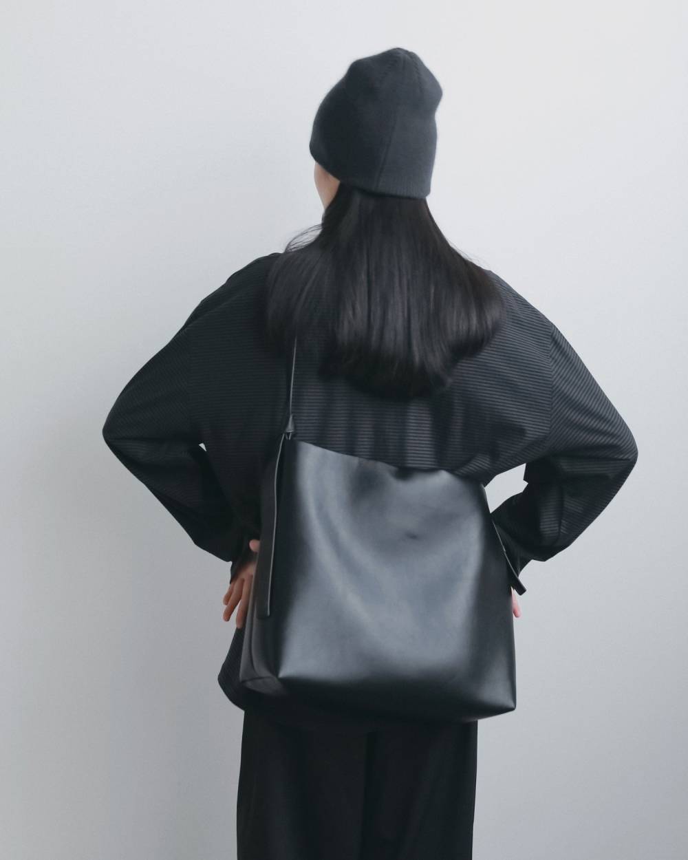 Ecoleather Tote Bag Ecoleather Tote Bag,エコレザー トート バッグ,62621024,バック,小物,グッズ,ハンドバッグ,ànuke,アンヌーク,lifes,ライフズ,26fall,26aw