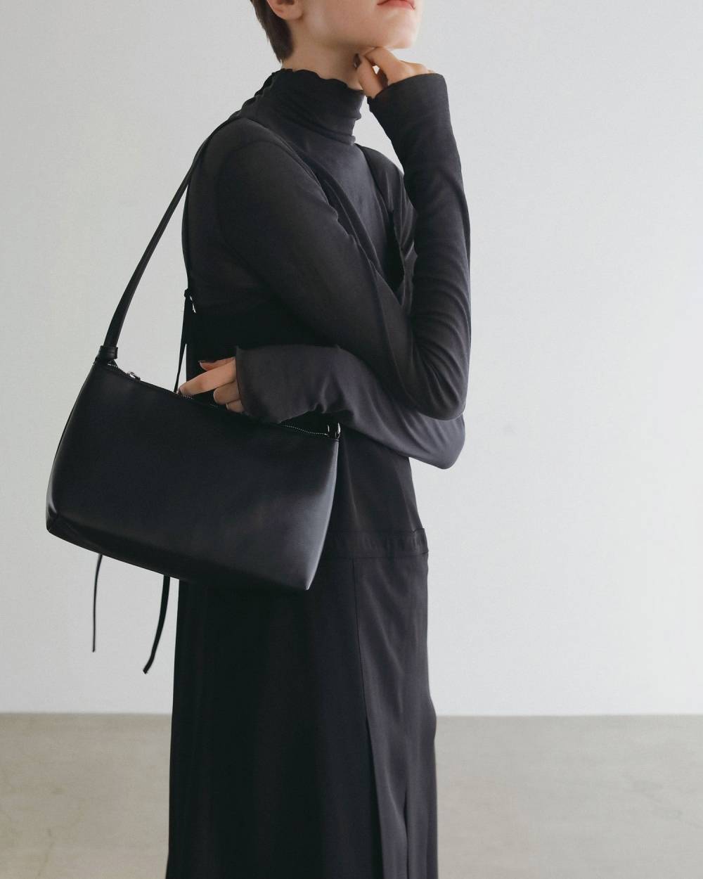 Ecoleather Hand Bag Ecoleather Hand Bag,エコレザー ハンド バッグ,62621025,バック,ハンドバック,グッズ,小物,ànuke,アンヌーク,lifes,ライフズ,26fall,26aw