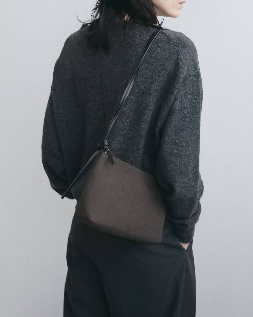 Ecoleather Hand Bag Ecoleather Hand Bag,エコレザー ハンド バッグ,62621025,バック,ハンドバック,グッズ,小物,ànuke,アンヌーク,lifes,ライフズ,26fall,26aw