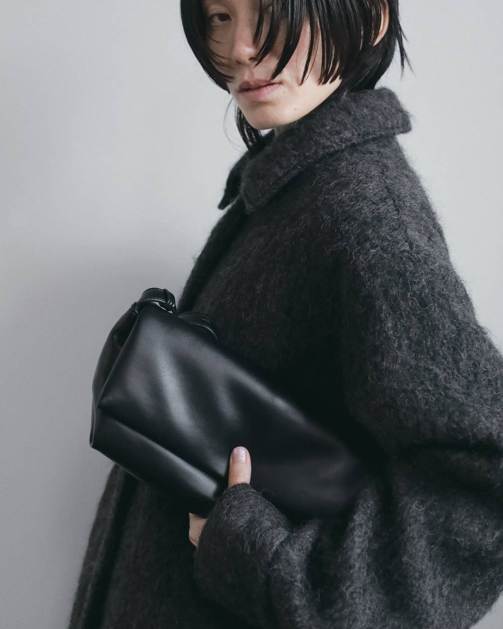 Ecoleather Wrap Bag Ecoleather Wrap Bag,エコレザー ラップバッグ,62621027,バック,グッズ,エコレザーバッグ,ànuke,アンヌーク,lifes,ライフズ,26fall,26aw