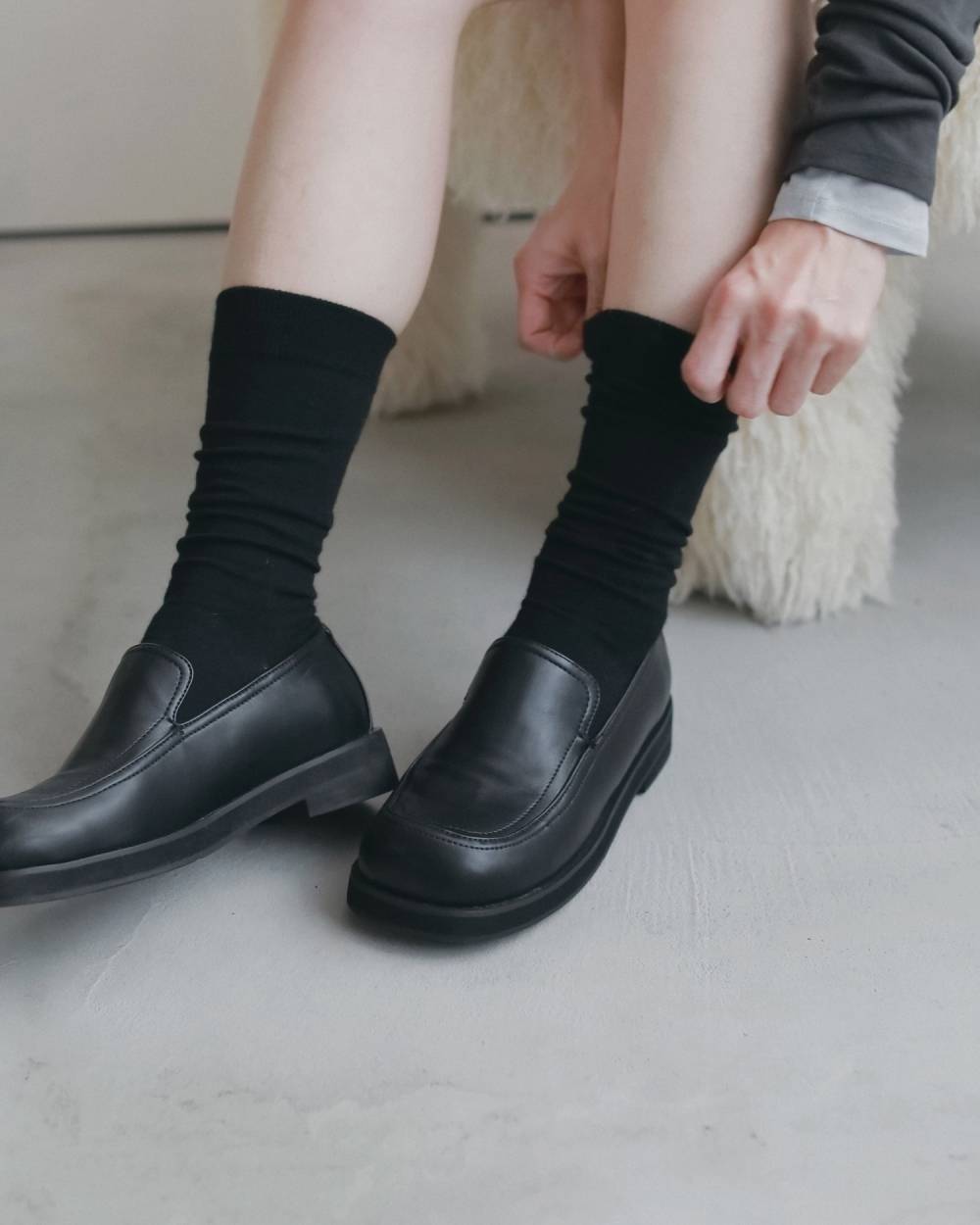 Wool Rib Socks Wool Rib Socks,ウール リブ ソックス,62621028,靴下,ソックス,ウール,ウールリブソックス,ànuke,アンヌーク,lifes,ライフズ,26ss,26fall,26aw
